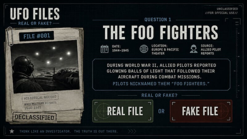 UFO Files - Real or Fake?